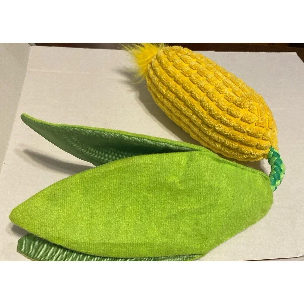 BARK BarkBox Corn on the Slob Dog Toy Squeaker - GUC Size: M/L